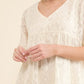 And The Why Woven Leopard Baby Doll Roll-Sleeve Casual Dress - Farnelli