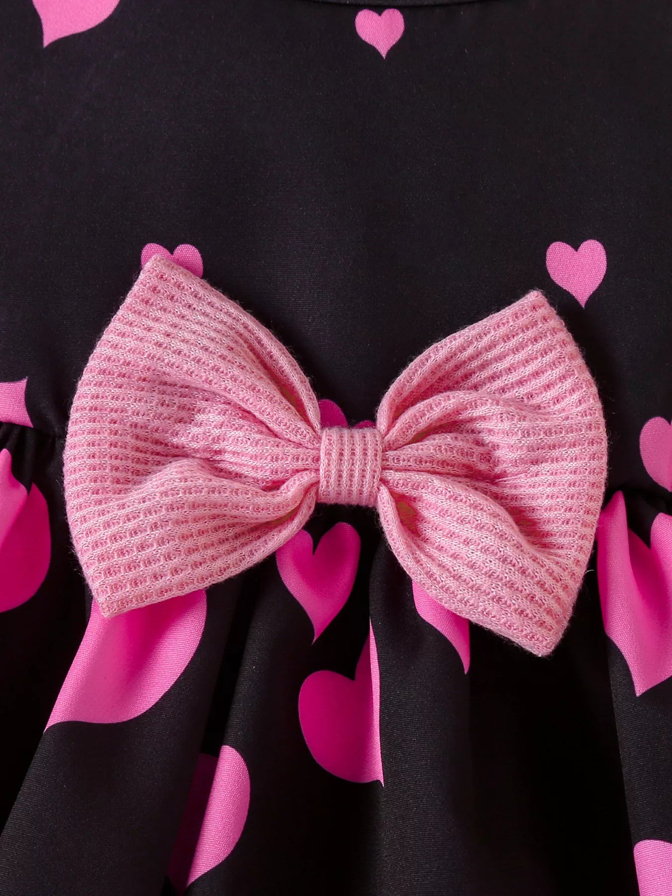 Children's Bow Dress & Ruffle Trim Cardigan Set - Farnelli