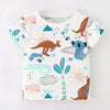 Children's Animal Print Short Sleeve T-Shirt - White
