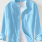 Men's Plus Size Button Up Long Sleeve Shirt - Farnelli