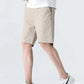 Men's Plus Size Elastic Waistband Shorts with Pockets - Farnelli