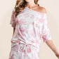 BiBi Tie Dye Print Terry Shorts With Side Pockets - Farnelli