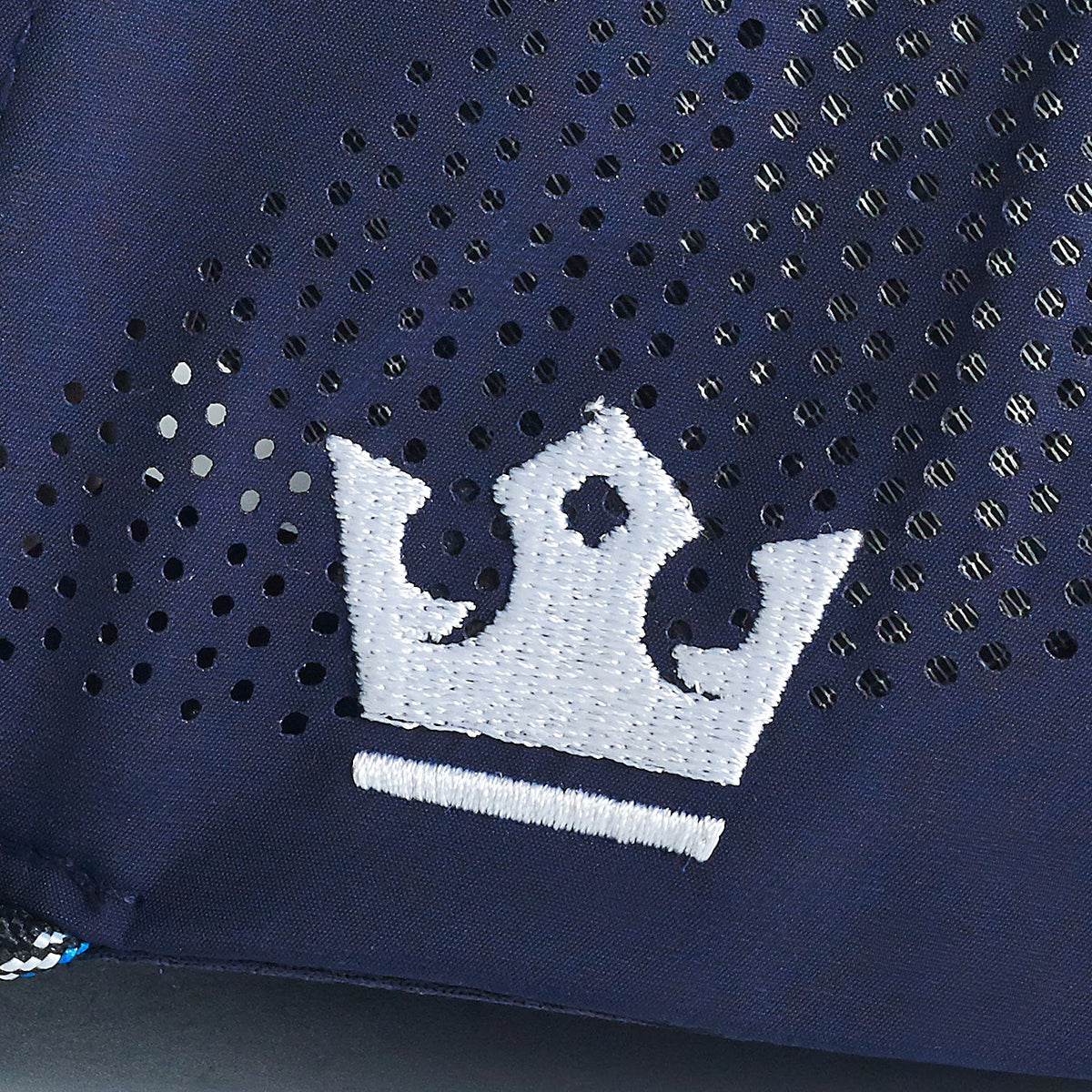 ARTI navy classic hat with performance rope and breathable mesh panels