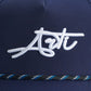 ARTI navy performance rope mesh classic hat with breathable mesh panels and contrasting rope detail