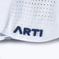ARTI white performance crown rope hat viewed from the front