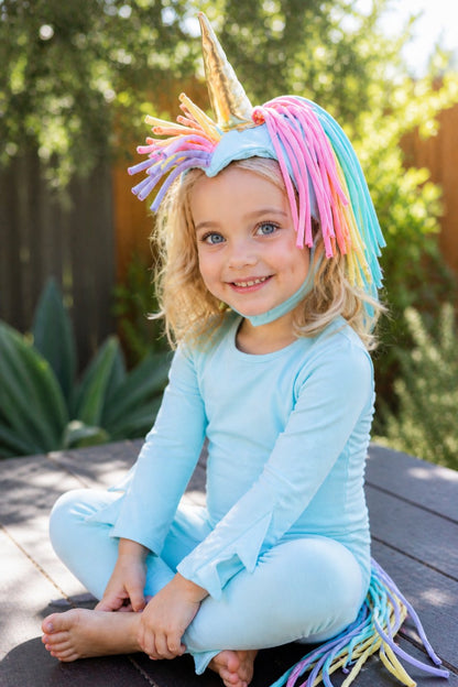 Sky Blue Unicorn Costume