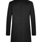 Men's Plus Size Button Up Long Sleeve Coat - Farnelli