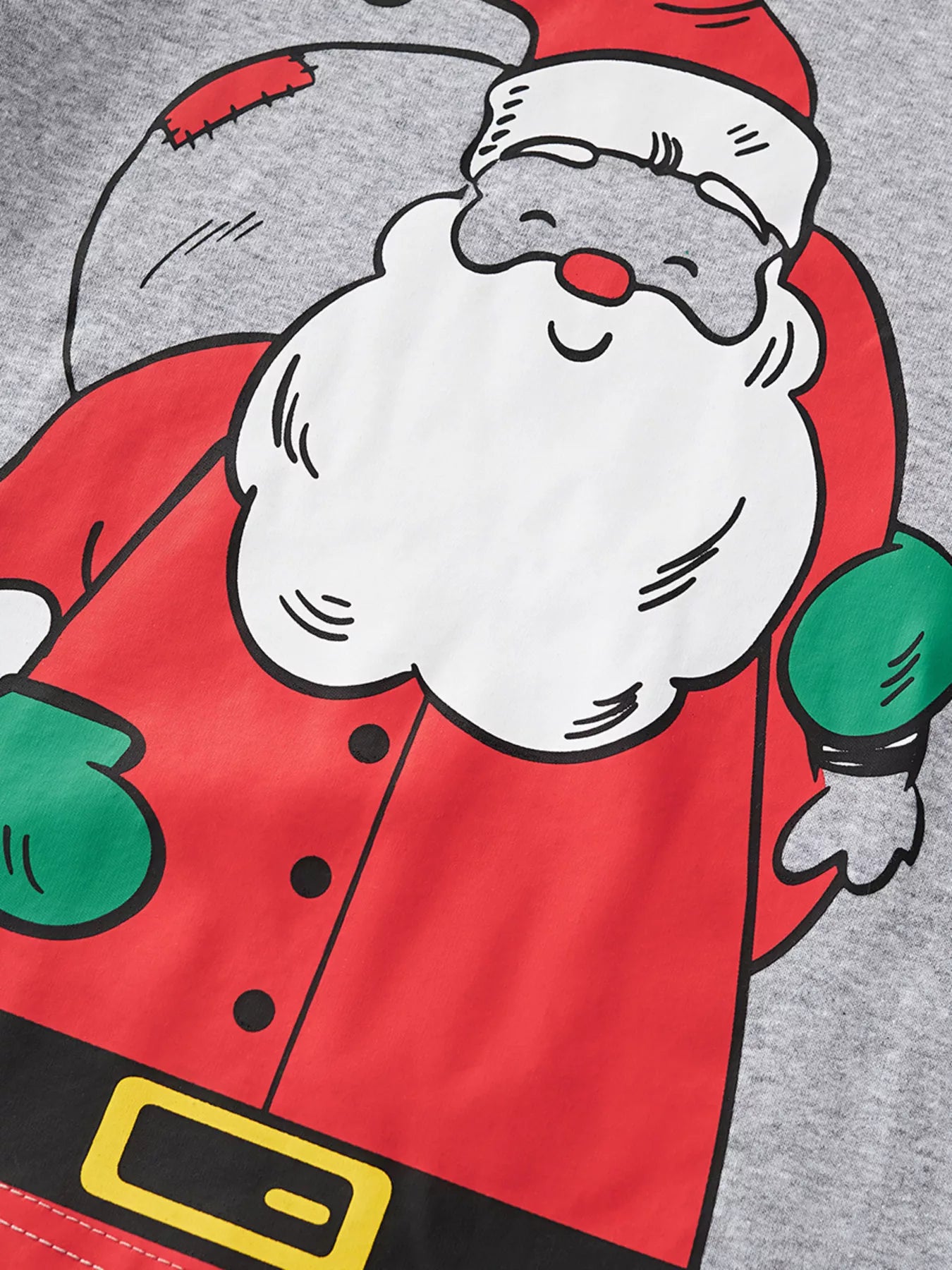 Children's Santa Round Neck Pajama Set - Farnelli