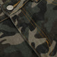 Men's Camouflage Wide Leg Cargo Jeans - Farnelli