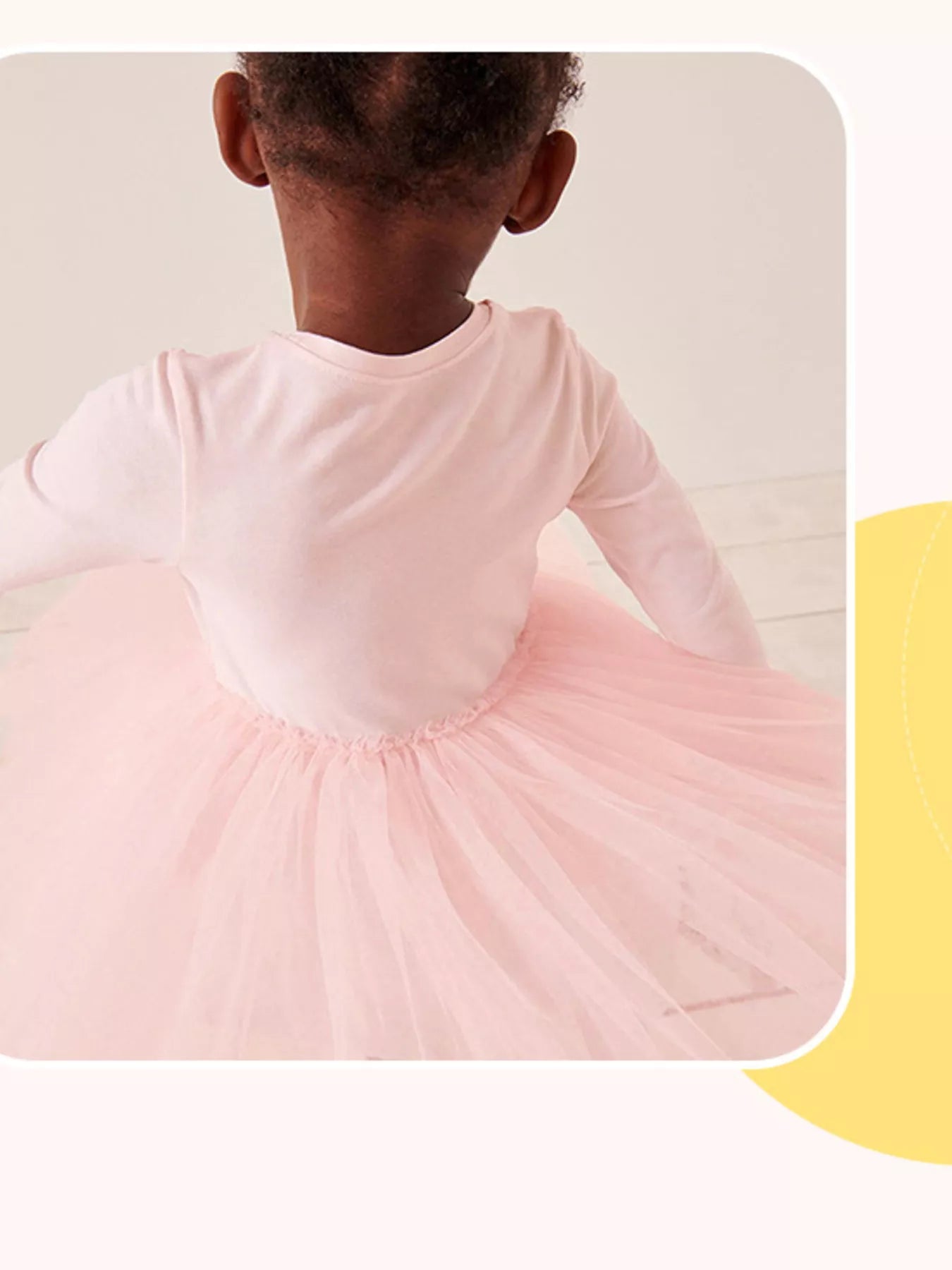 Children's Ballerina Long Sleeve Tulle Dress - Farnelli