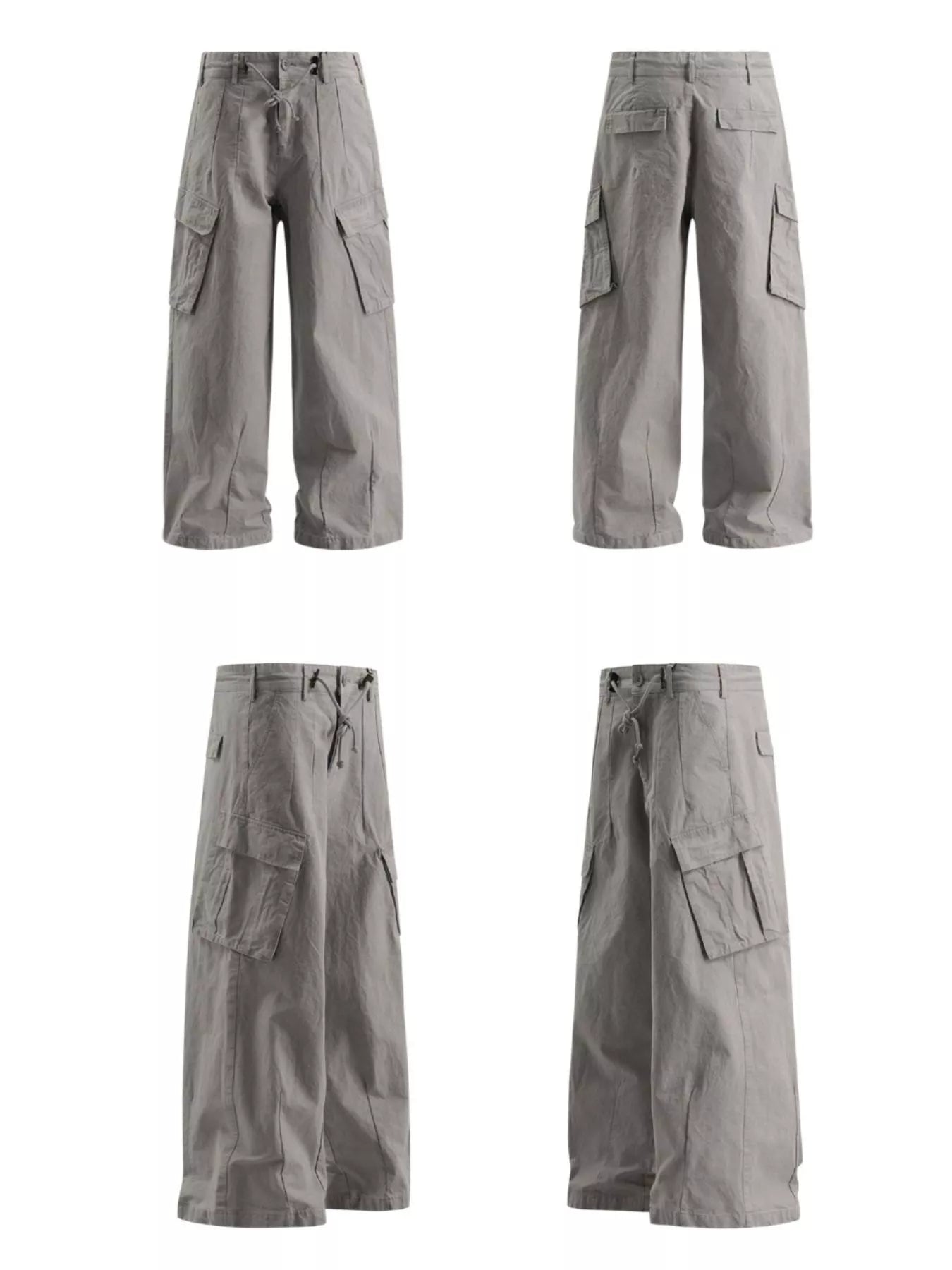 Men's Wide-Leg Cargo Pants - Farnelli