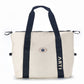 ARTI cream duffle bag with spacious design and sturdy handles