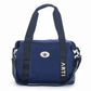 ARTI navy duffle bag with spacious main compartment and durable handles