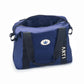 ARTI navy duffle bag with spacious main compartment and sturdy handles