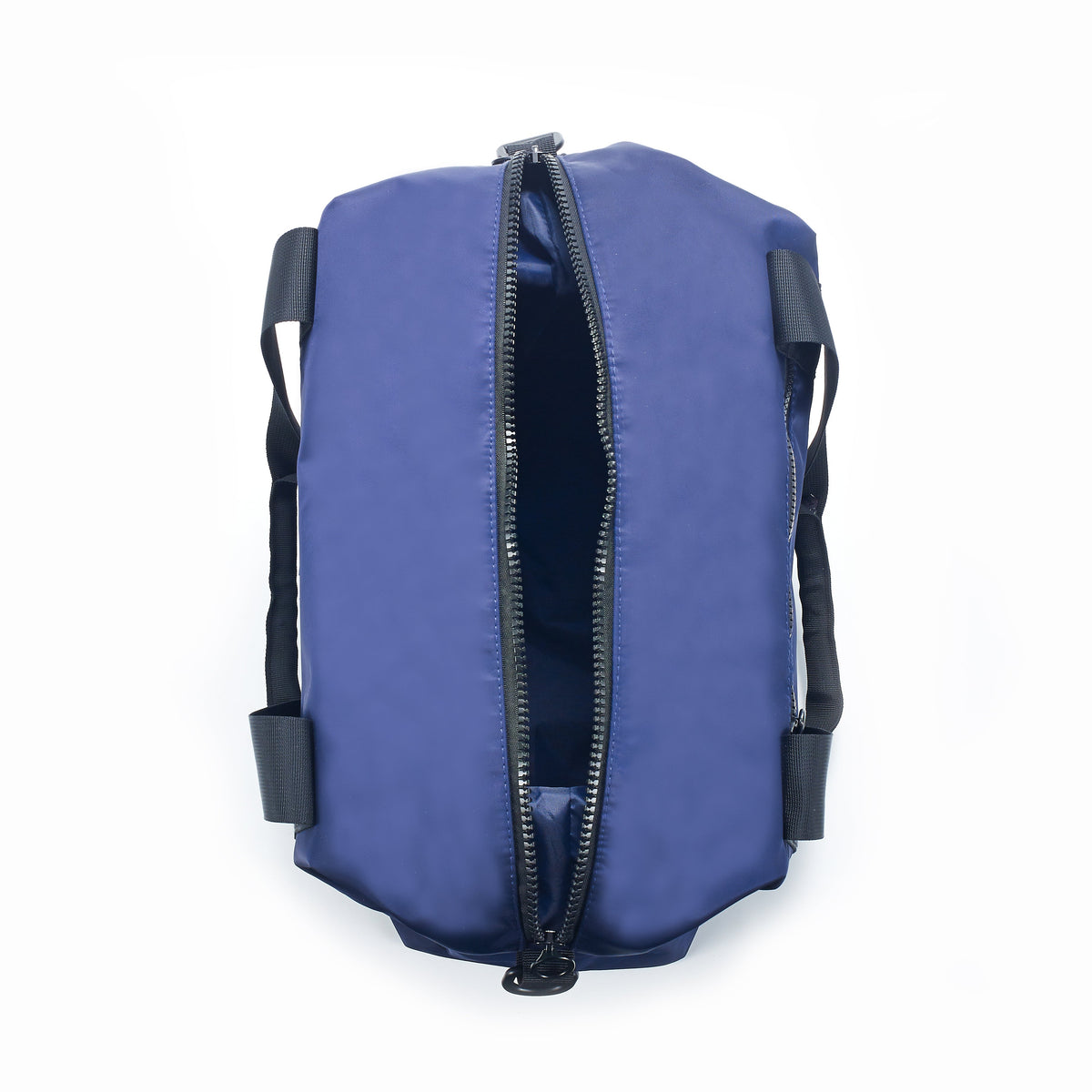ARTI navy duffle bag with spacious main compartment and sturdy carry handles