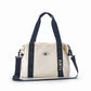 ARTI cream duffle bag with spacious interior and durable handles