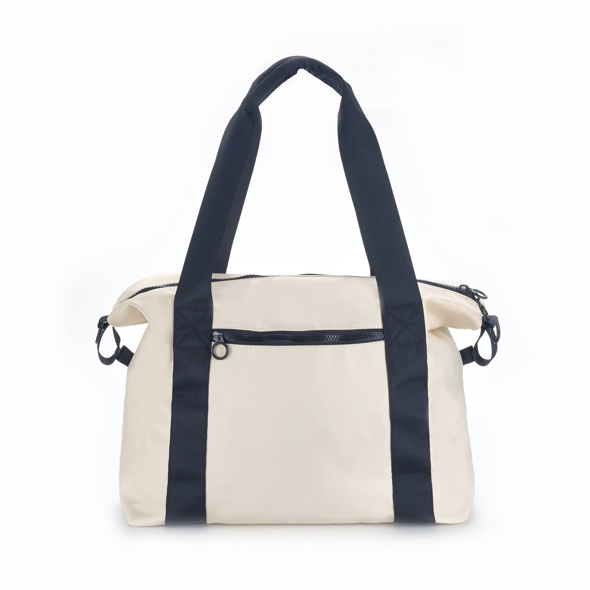 ARTI cream duffle bag with spacious main compartment and sturdy handles
