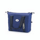 ARTI navy duffle bag with spacious zippered compartment and sturdy handles
