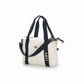 ARTI cream duffle bag with spacious design and sturdy handles