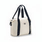 ARTI cream duffle bag with spacious compartment and sturdy handles