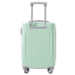HouseOfZazla 20-inch hard case carry-on luggage set with spinner wheels, 3-piece design