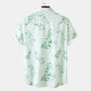 Men's Plus Size Printed Short Sleeve Casual Shirt - Farnelli