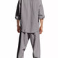 Men's Full Size Button Up Long Sleeve Shirt and Pants Plus Size - Farnelli