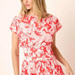 Mittoshop Tropical Print Top and Skirt Set - Farnelli