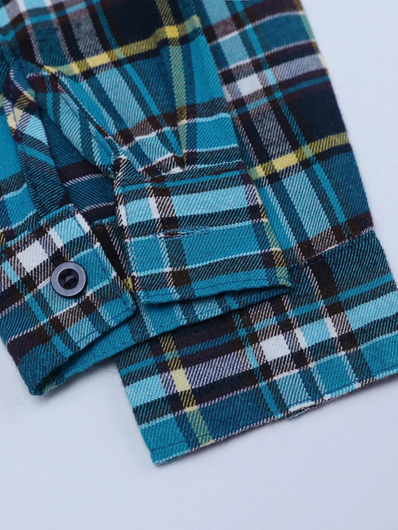 Children's Plaid Shirt & Distressed Jeans with Suspenders Set - Farnelli