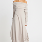 French Terry Curtain Dress - Putty