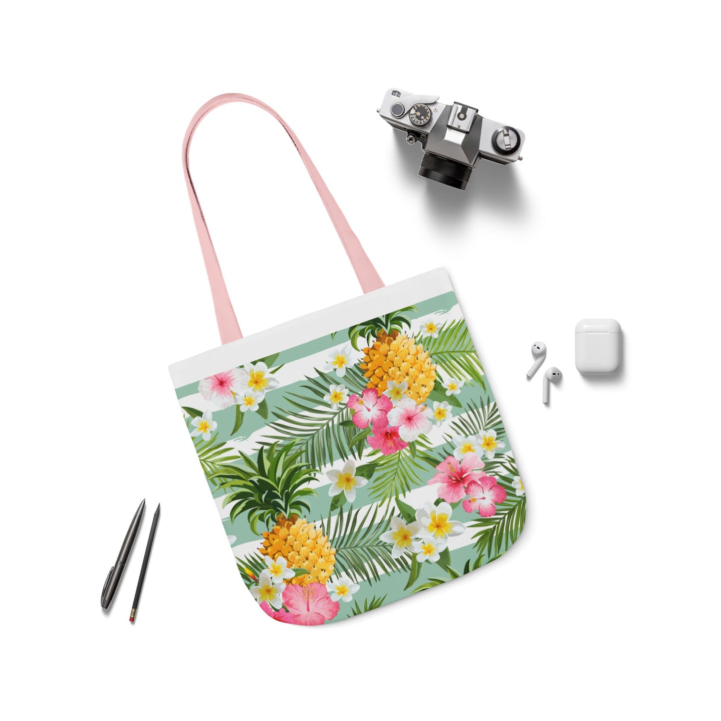 Tropical Canvas Tote Bag