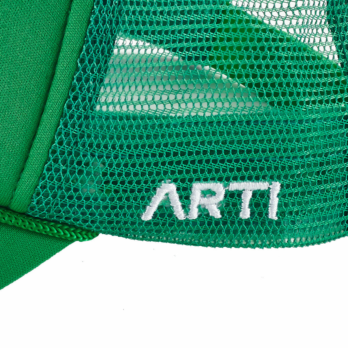 ARTI “Ain’t No Party Like” trucker hat with mesh back and curved brim