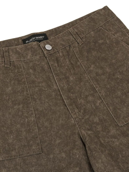 Men's Wide Leg Cargo Jeans - Farnelli