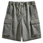 Men's Elastic Waistband Cargo Shorts - Farnelli