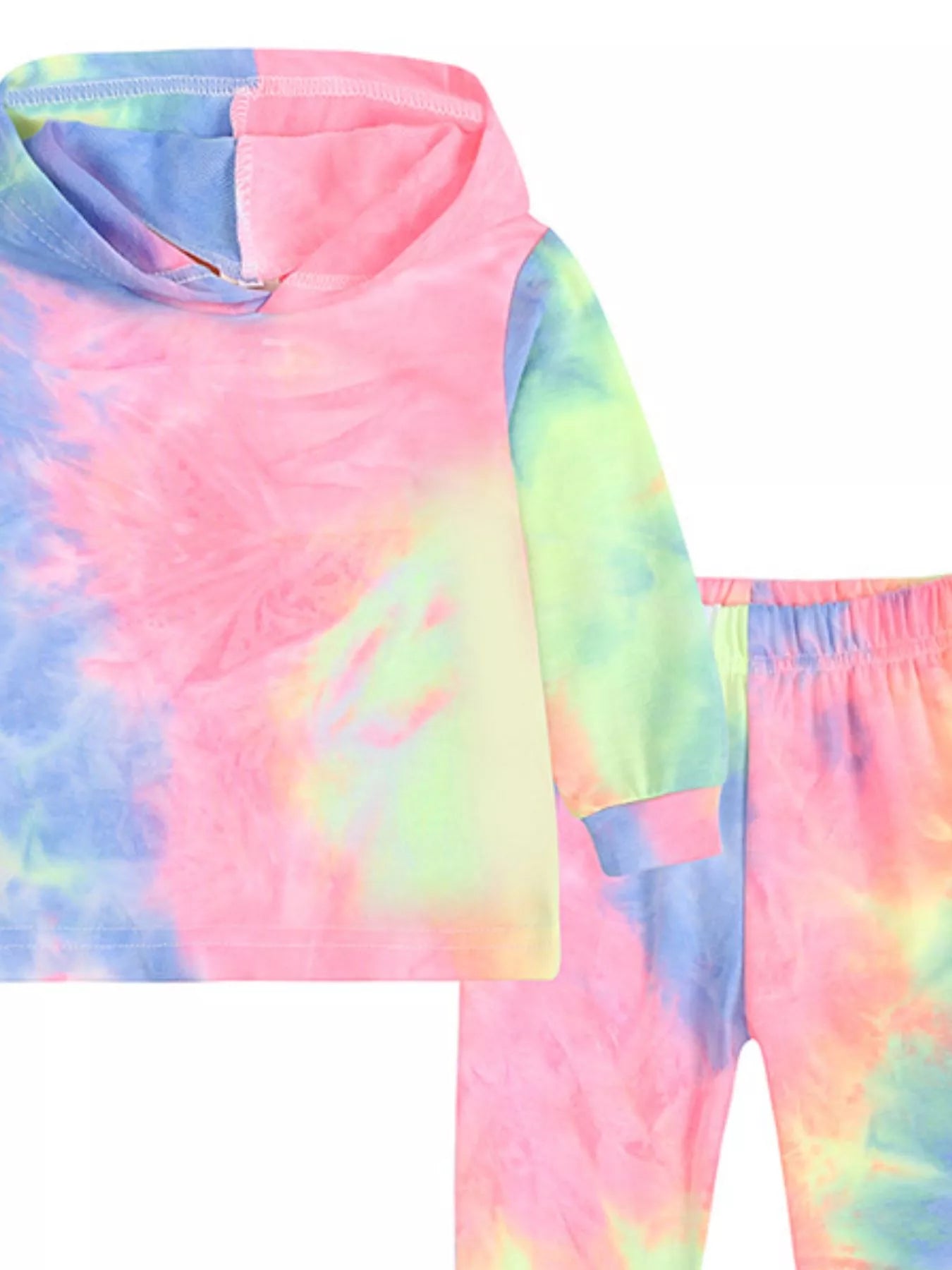 Children's Tie-Dye Hoodie and Pants Set - Farnelli