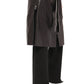 Genuine Leather Polar Fox Trim Coat