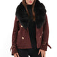 Genuine Polar Fox Eco Suede Jacket