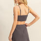 HYFVE Ruched Bra Top and Mini Skirt Set - Farnelli