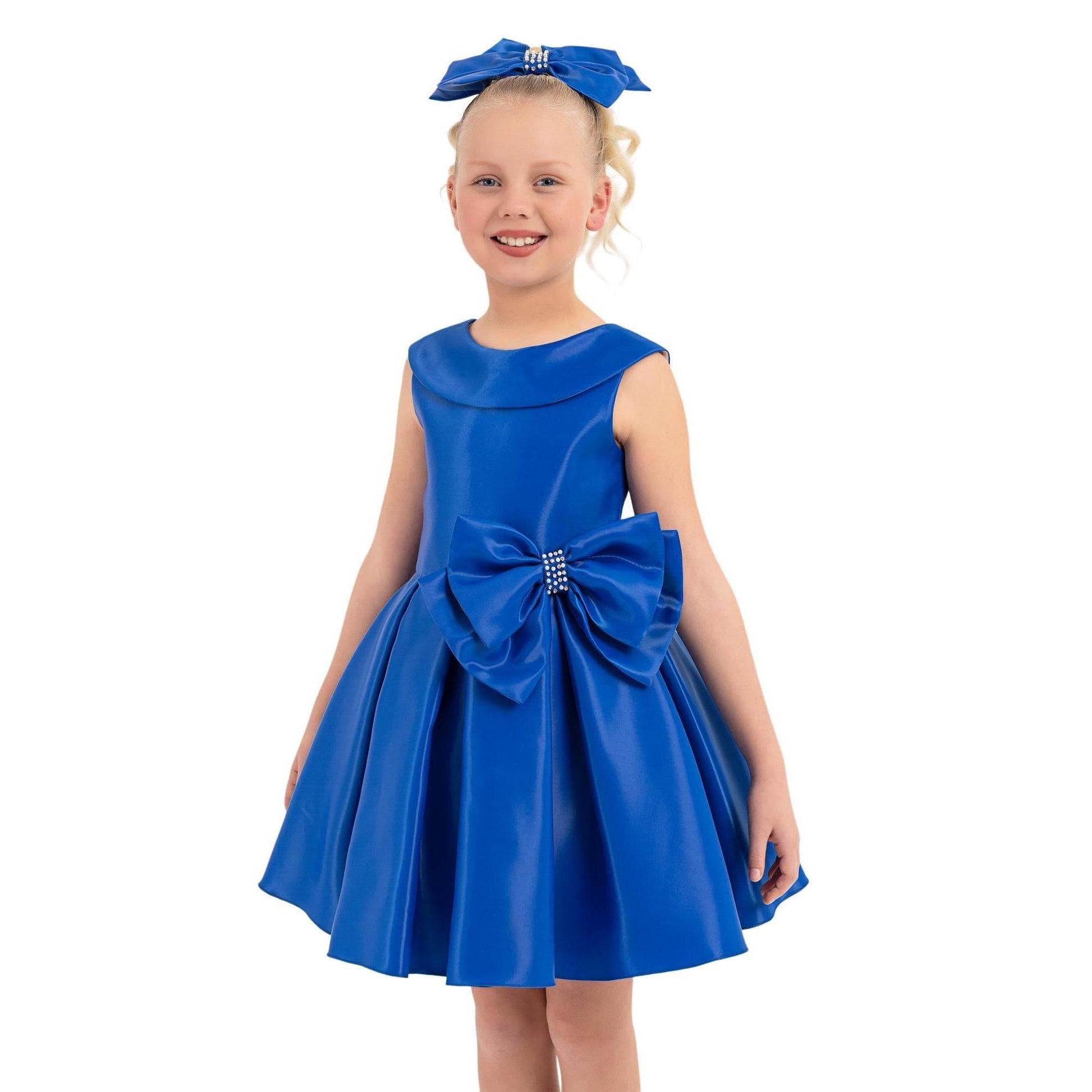 Stellar Satin Girls Formal Dress-0
