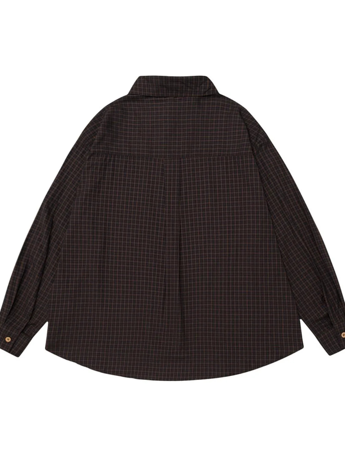 Men's Classic Plaid Button-Down Oversized Shirt - Farnelli