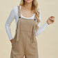 Double Take Full Size Texture Sleeveless Romper - Farnelli