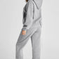 Dropped Shoulder Long Sleeve Hoodie and Pants Active Set - Farnelli