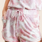 BiBi Tie Dye Print Terry Shorts With Side Pockets - Farnelli