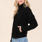 BOMBOM Quarter Zip Long Sleeve Sweatshirt with Pockets - Farnelli