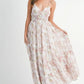 MABLE Floral Print Tiered Cami Maxi Dress - Farnelli