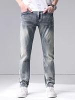 Men's Washed Slim Fit Jeans - Farnelli