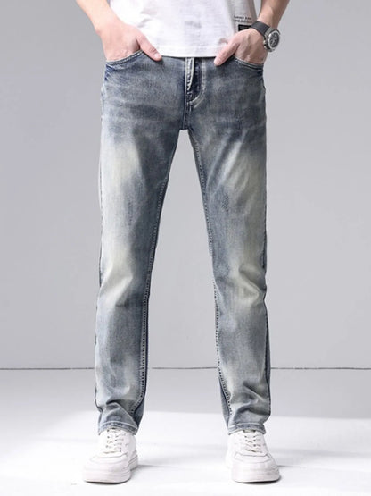Men's Washed Slim Fit Jeans - Farnelli
