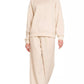 Zenana Scuba Crewneck Pullover and Pants Set - Farnelli
