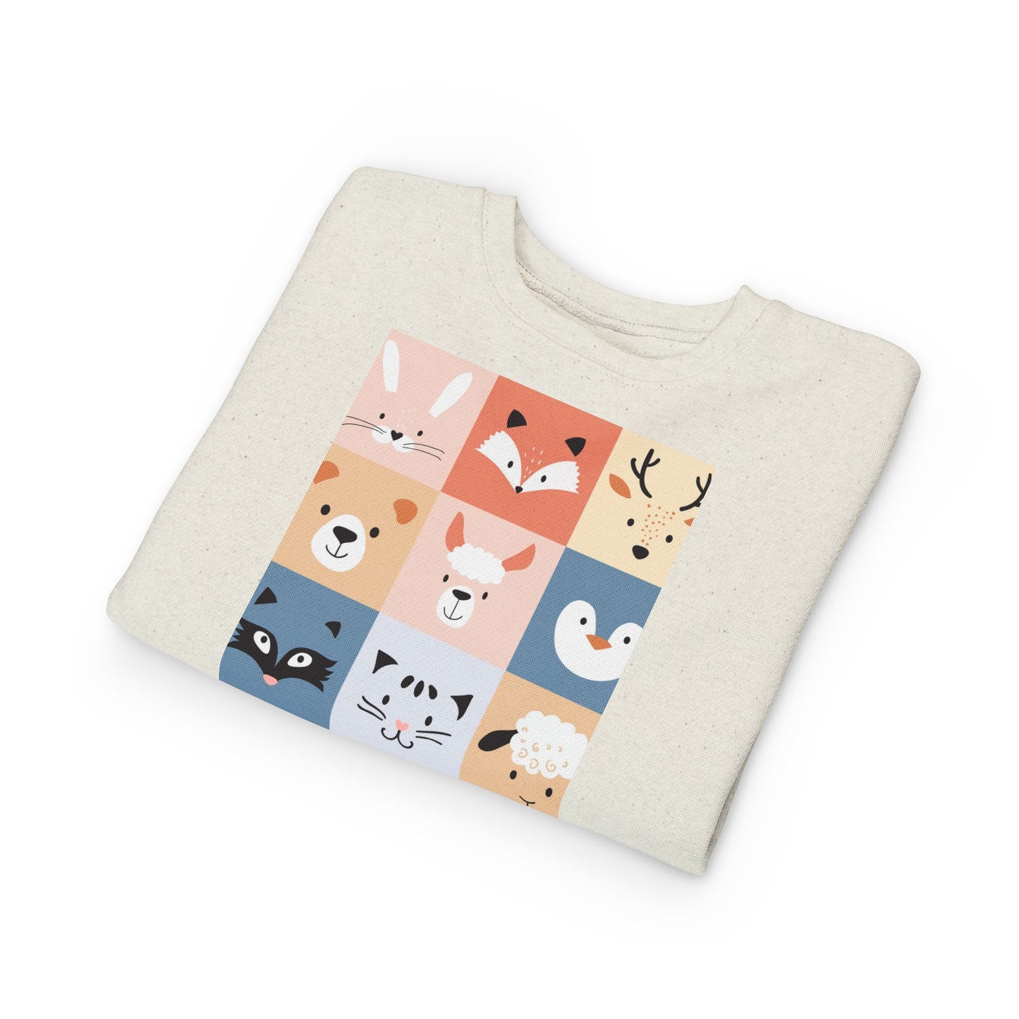 Cute Animal Toddler Sweatshirt | Kids Cozy Crewneck, Baby Gift, Toddler Apparel, Playdate Outfit, Animal Lovers Clothing