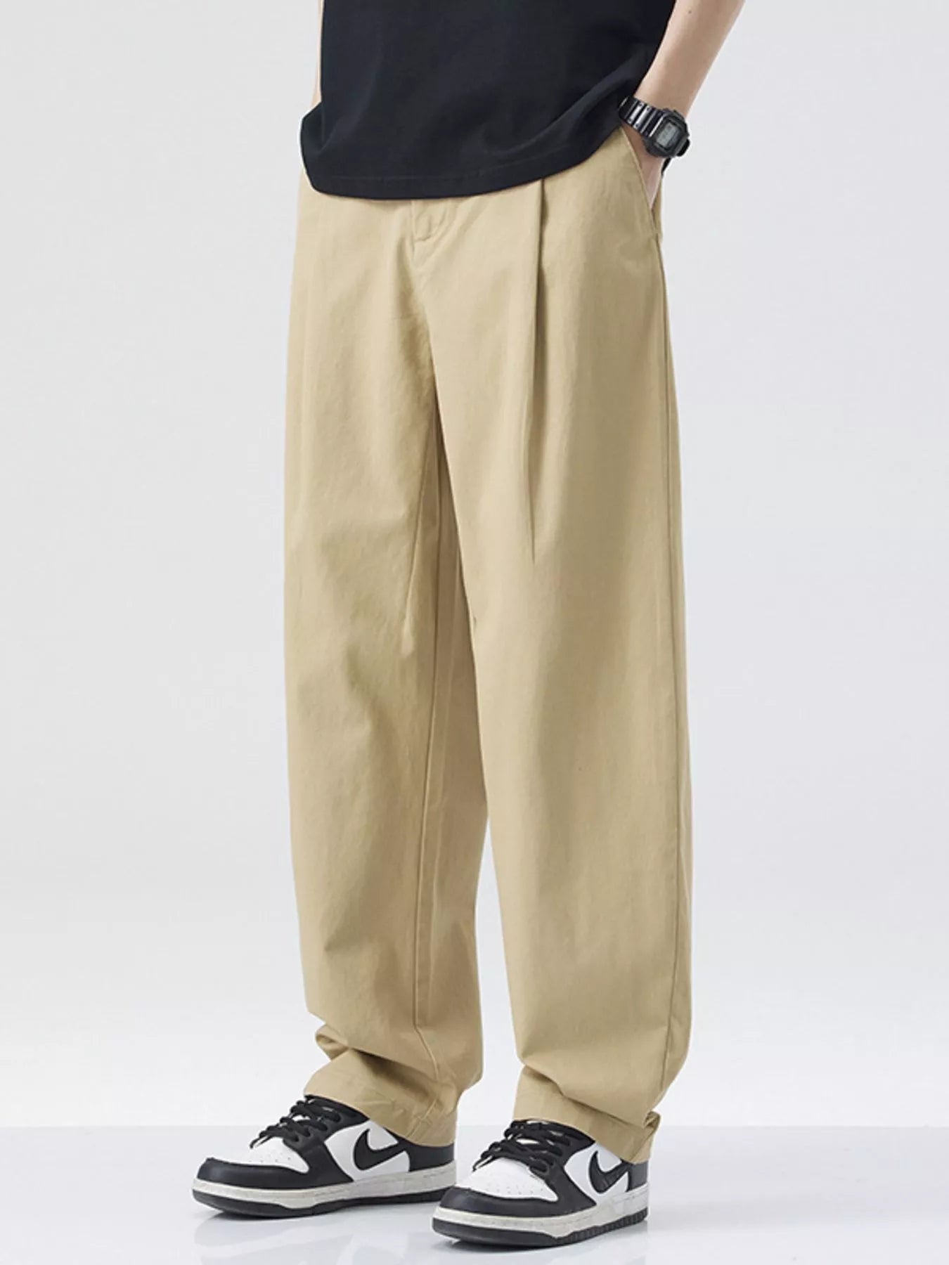 Men's Wide Leg Casual Pants - Farnelli